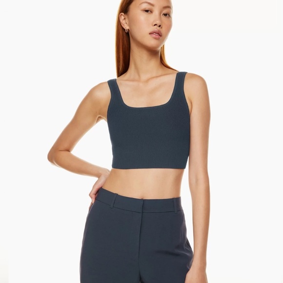 Aritzia Babaton sculpt cropped top - Picture 7 of 8